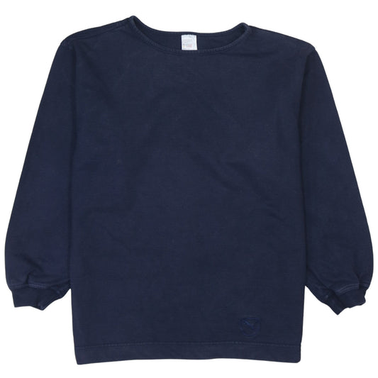 Puma Men's Blue Crew Neck Long Sleeve Pullover Sweatshirt S