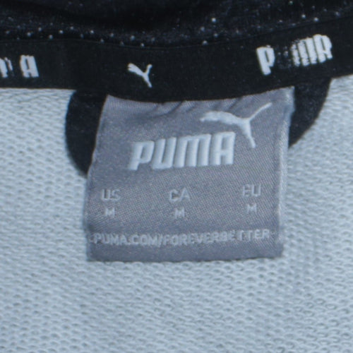 Puma Men's Grey Full Zip Hoodie Size M Regular Fit