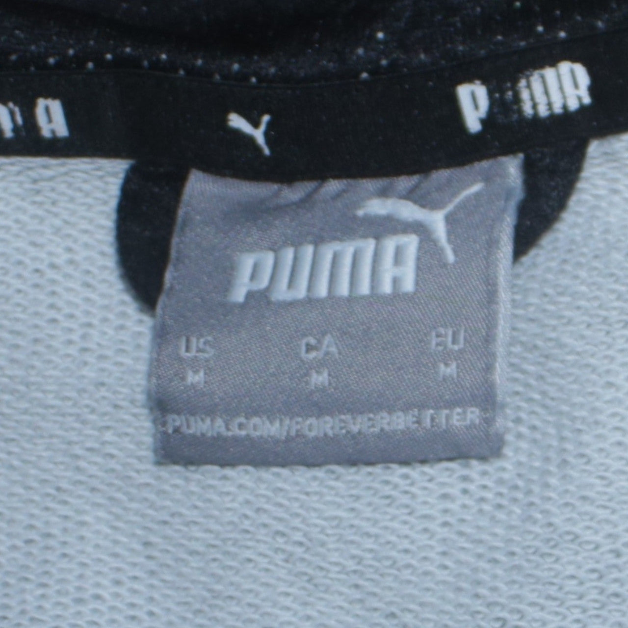 Puma Men's Grey Full Zip Hoodie Size M Regular Fit