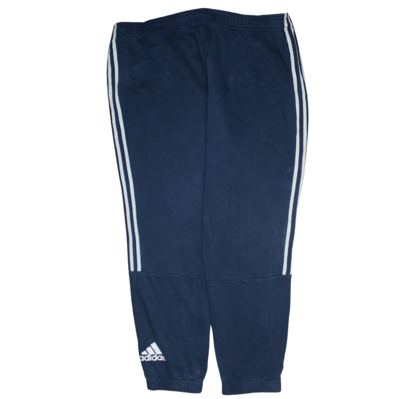 Adidas Men's Blue Jogger Trousers Regular Fit Fleece Comfort Pants