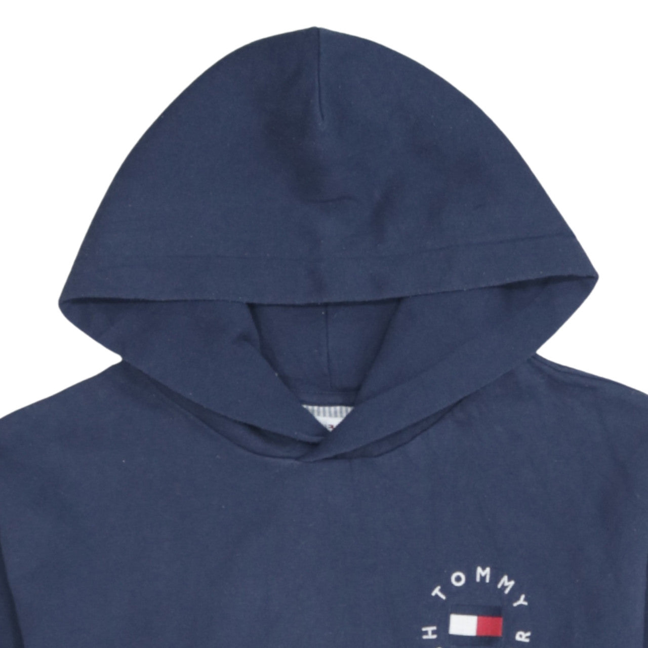 Tommy Hilfiger Boys Navy Blue Pullover Hoodie 164 Cotton Logo Design