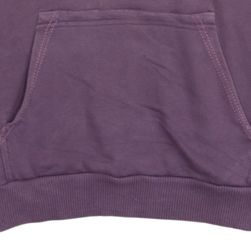 Puma Girls Purple Pullover Hoodie 14 Years Logo Sportswear