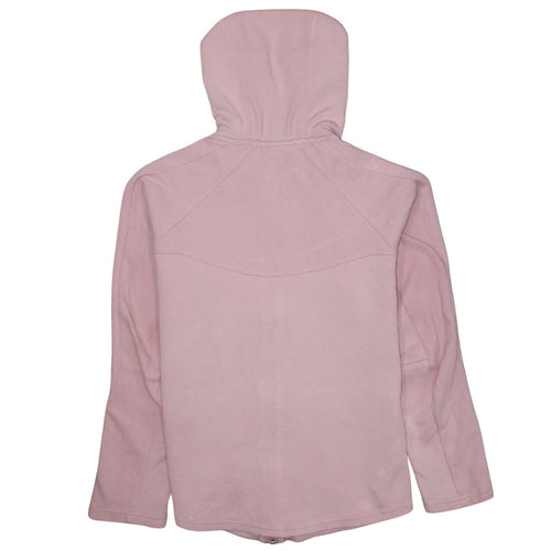 Puma Womens Pink Full Zip Hoodie Sweatshirt XL Lightweight Hooded