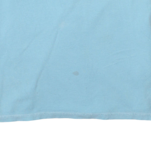 BOSS Men's Blue Slim Fit Cotton Polo Shirt XL
