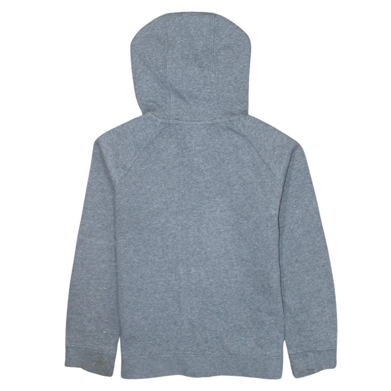 Nike Boys Grey Full Zip Hoodie L 146-156cm Standard Fit Hooded Sweatshirt