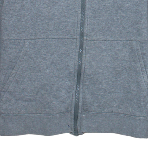 Nike Boys Grey Full Zip Hoodie L 146-156cm Standard Fit Hooded Sweatshirt