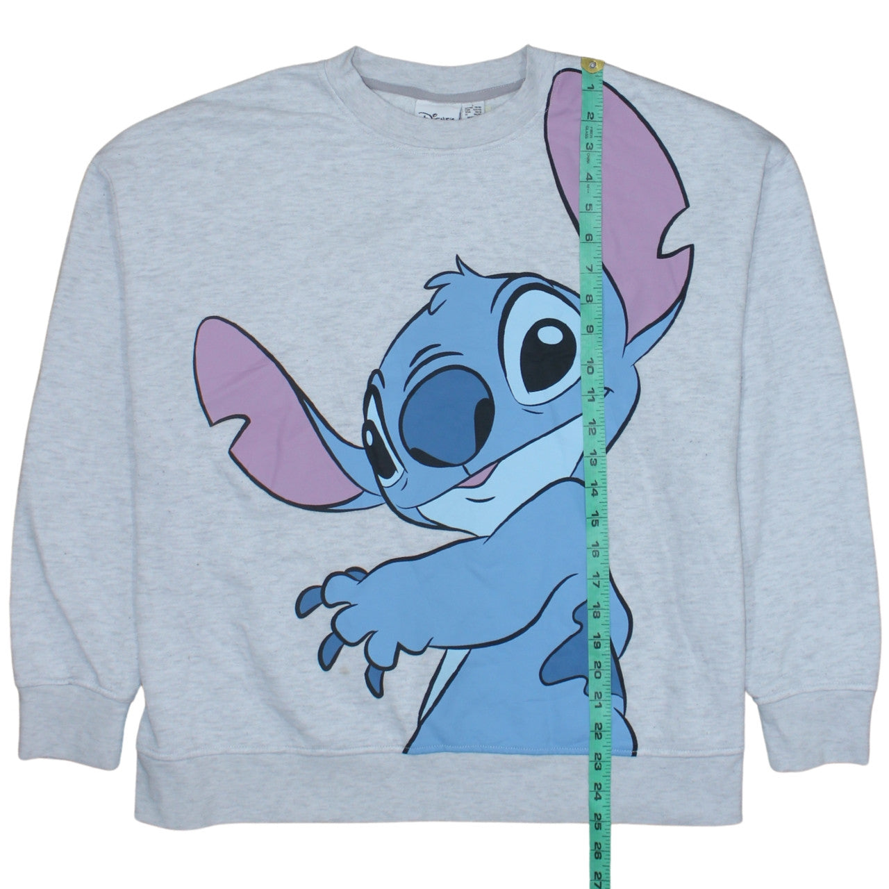 Disney Primark Women’s Grey Stitch Sweatshirt L Pullover Crew Neck