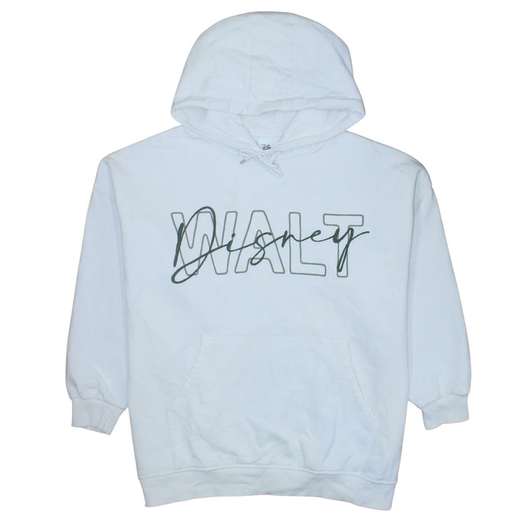 Disney Women White XL Walt Graphic Pullover Hoodie