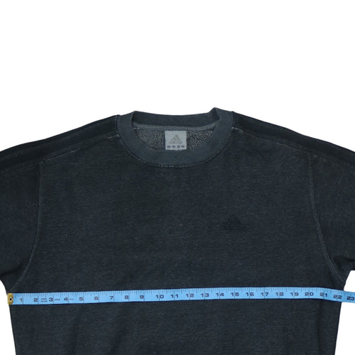 Adidas Men’s Black Crew Neck Pullover Sweatshirt Size L