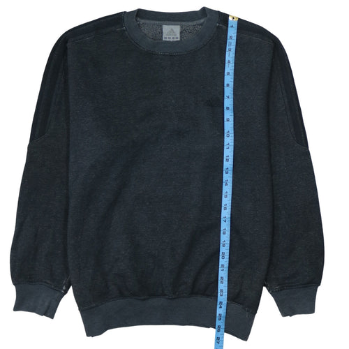 Adidas Men’s Black Crew Neck Pullover Sweatshirt Size L
