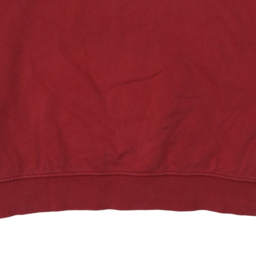 Champion Men Red XL Pullover Sweatshirt Crew Neck Logo Sports Fleece