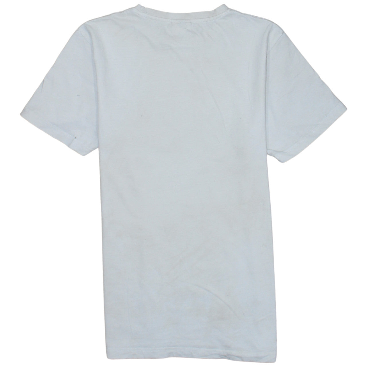 Ellesse Men's White Small Logo Graphic Cotton T-Shirt