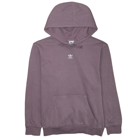Adidas Womens Mauve Hooded Pullover Sweatshirt Size 12