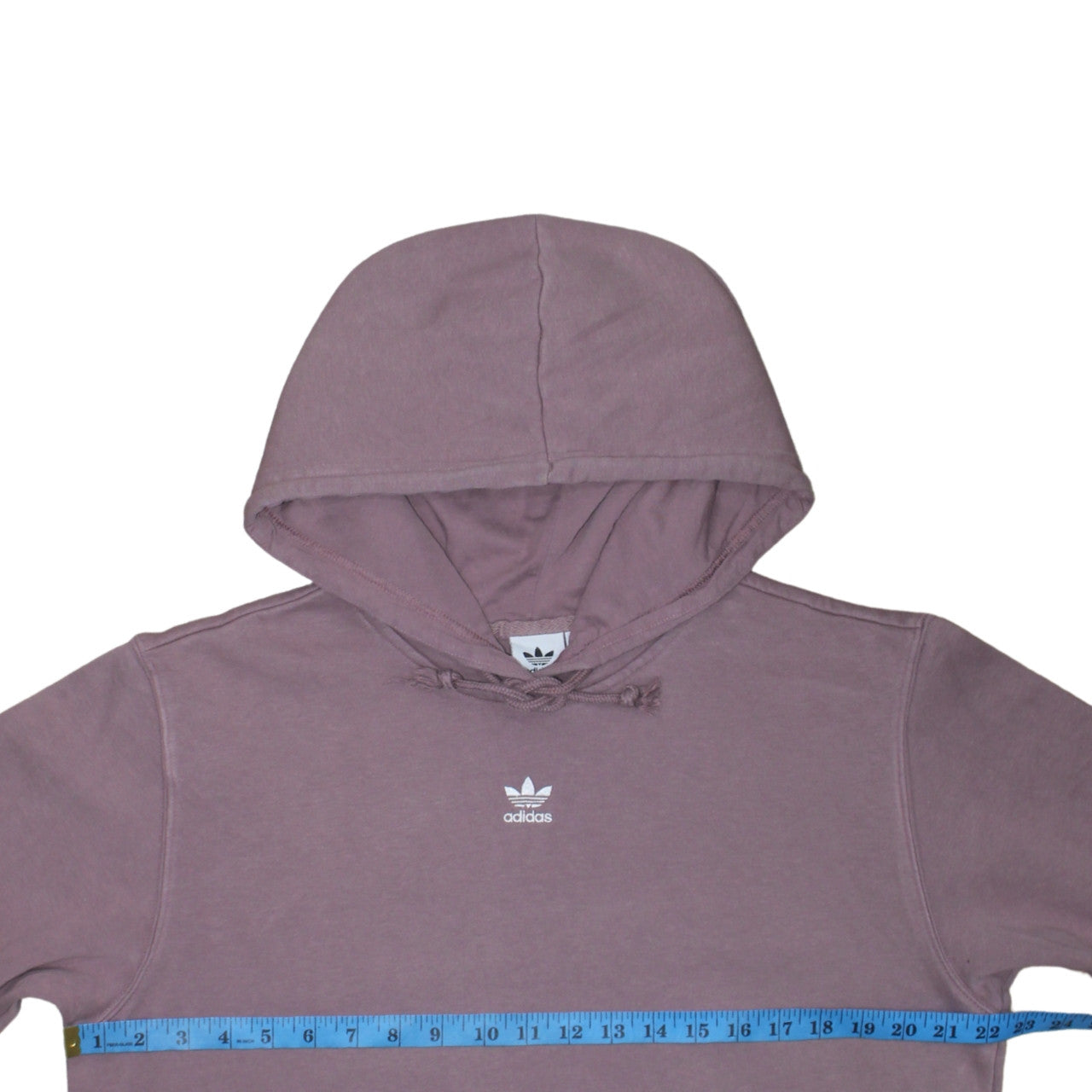 Adidas Womens Mauve Hooded Pullover Sweatshirt Size 12