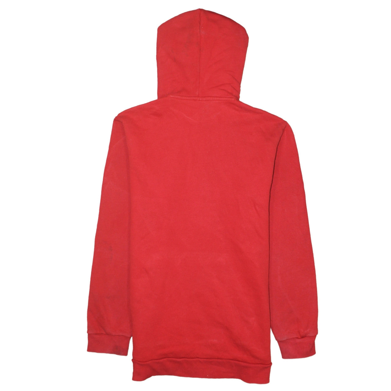 Adidas Men's Red XL Pullover Hoodie with Logo Graphic Print