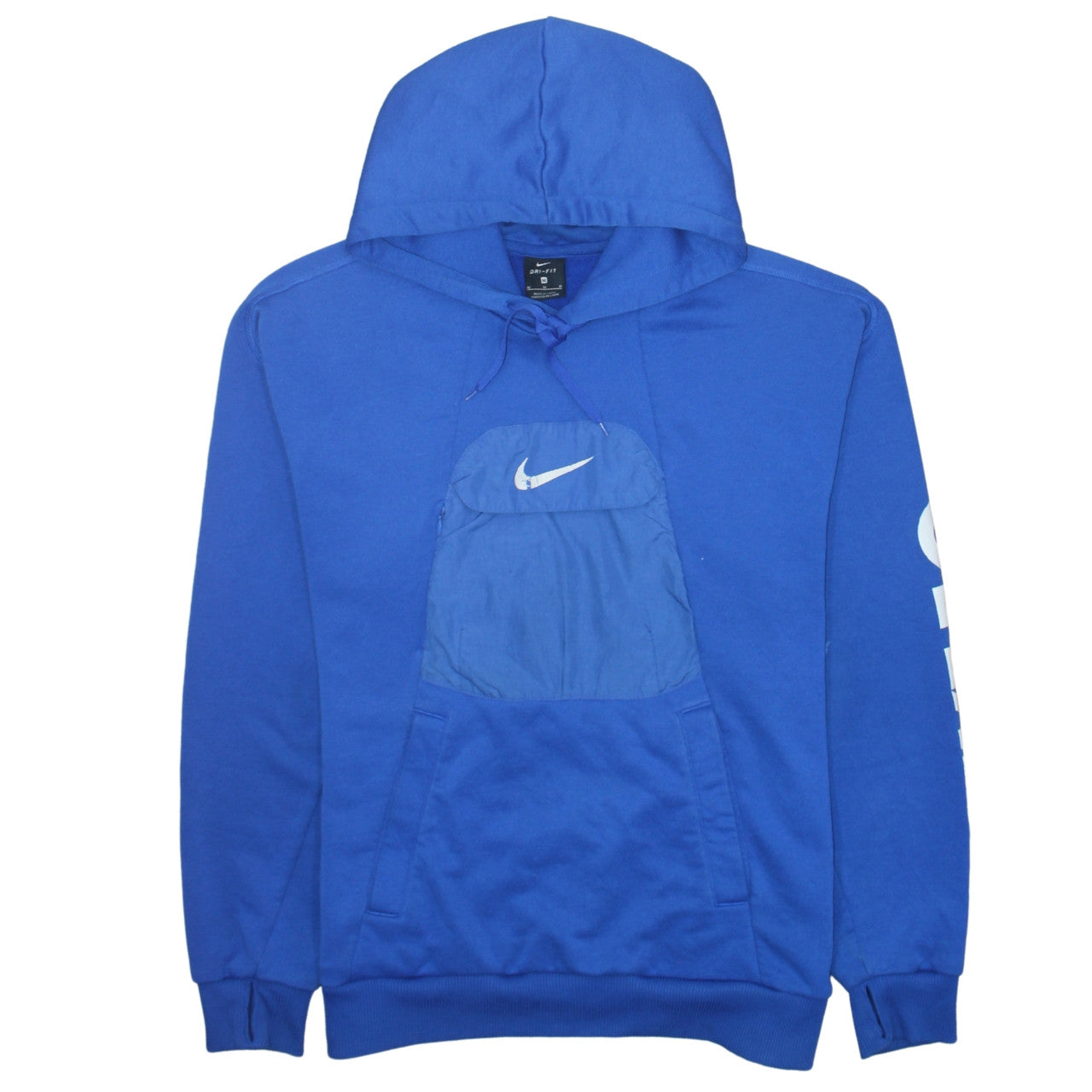 Nike Men's Blue Dri-Fit Pullover Hoodie Size M Sportswear