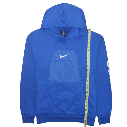 Nike Men's Blue Dri-Fit Pullover Hoodie Size M Sportswear