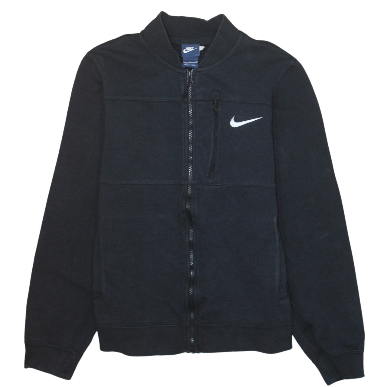 Nike Men’s Black Full Zip Sweatshirt Size S Logo Sportswear