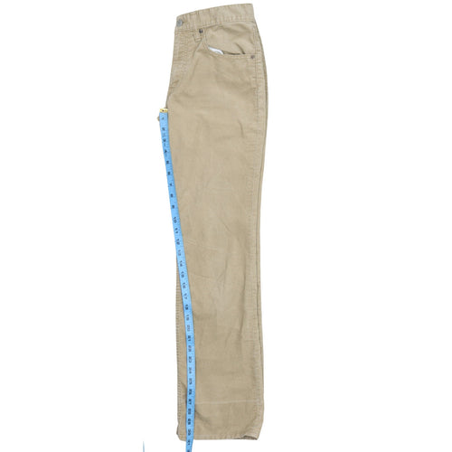Levi Strauss & Co. Men's Beige Corduroy Chino Trousers 29x32 Regular Fit