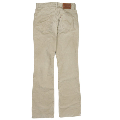 Levi Strauss & Co. Men's Beige Corduroy Chino Trousers 29x32 Regular Fit