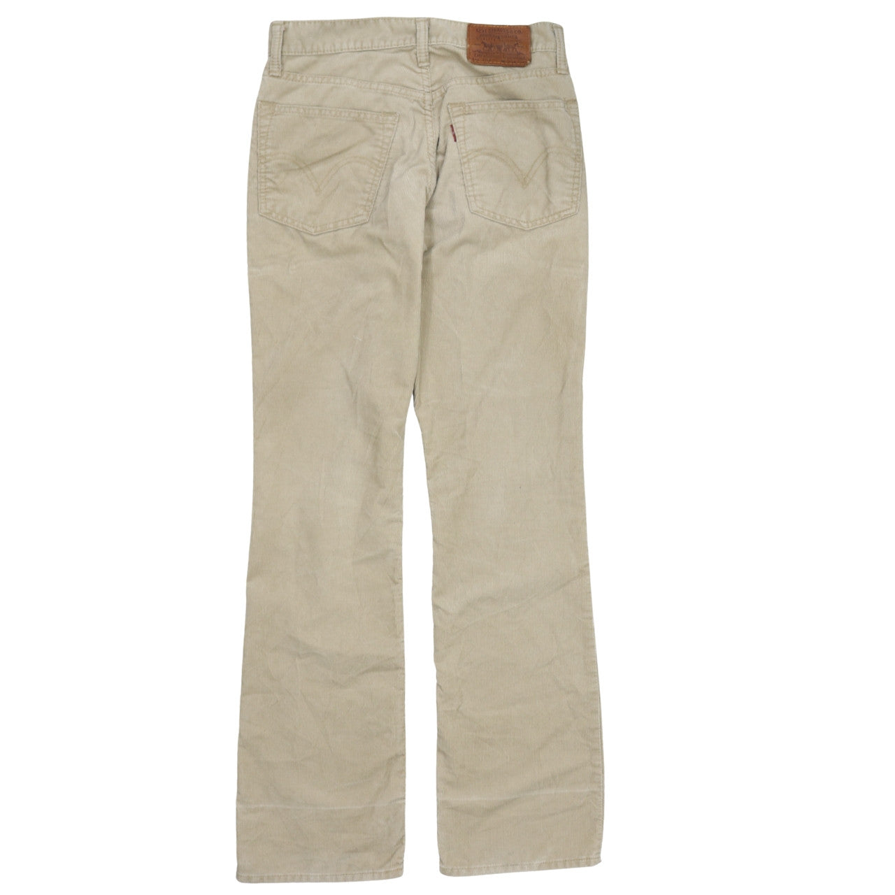 Levi Strauss & Co. Men's Beige Corduroy Chino Trousers 29x32 Regular Fit