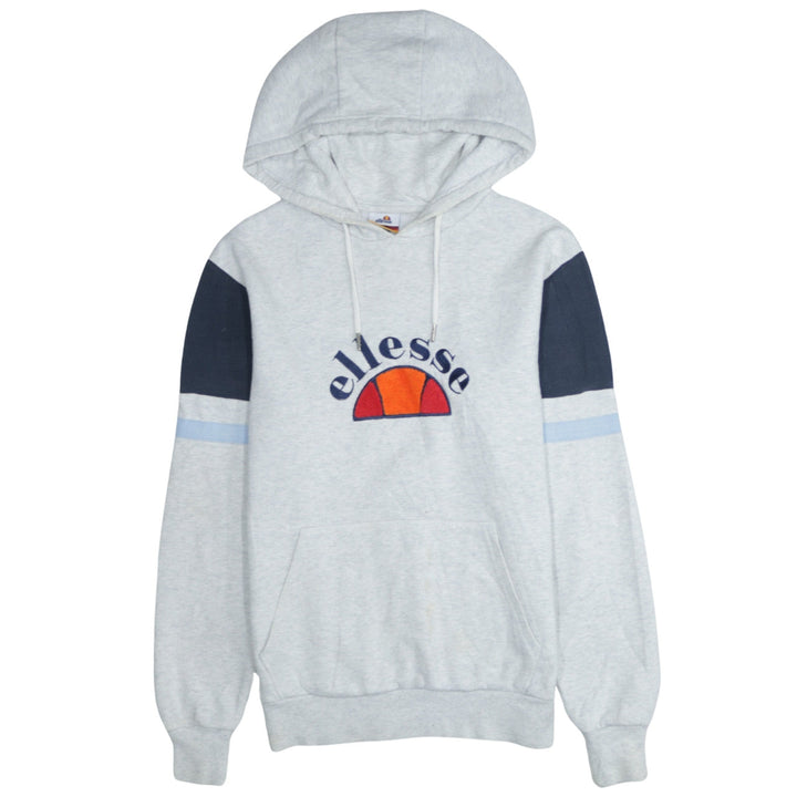 Ellesse Men's Grey XS Pullover Hoodie Embroidered Logo