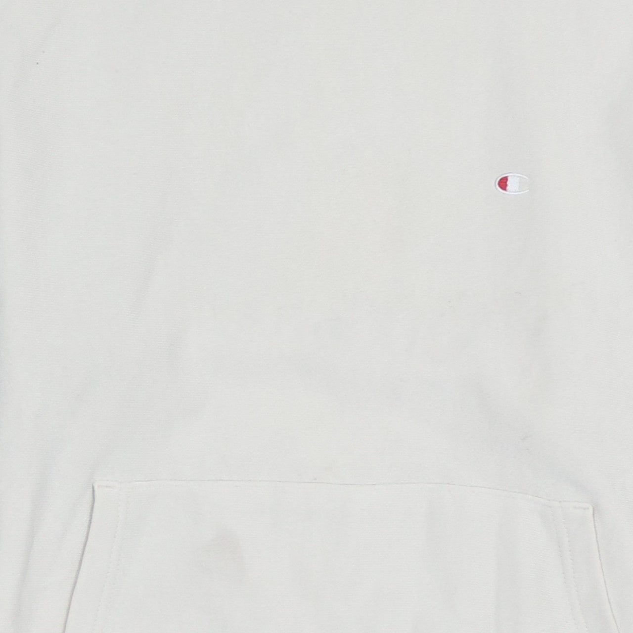 Champion Men's White Reverse Weave Pullover Hoodie Size Small