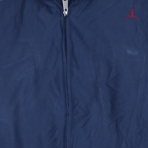 Jordan Men's Blue XL Track Jacket Full Zip Retro Sportswear