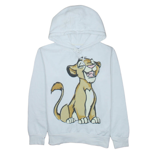 Disney x Primark Women White XS Hoodie with Lion King Graphic