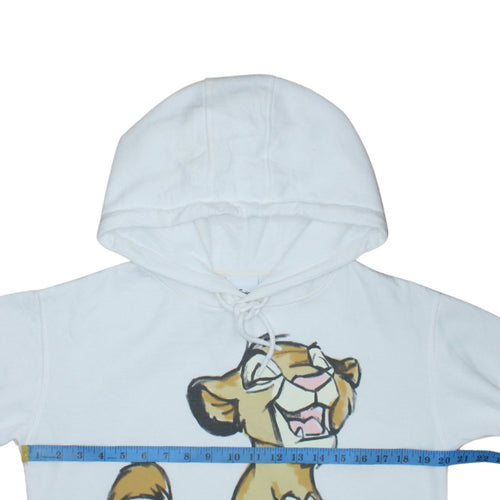 Disney x Primark Women White XS Hoodie with Lion King Graphic