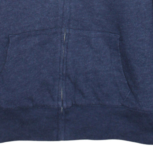 GAP Womens Blue Full Zip Hooded Sweatshirt Size S Sherpa Lined