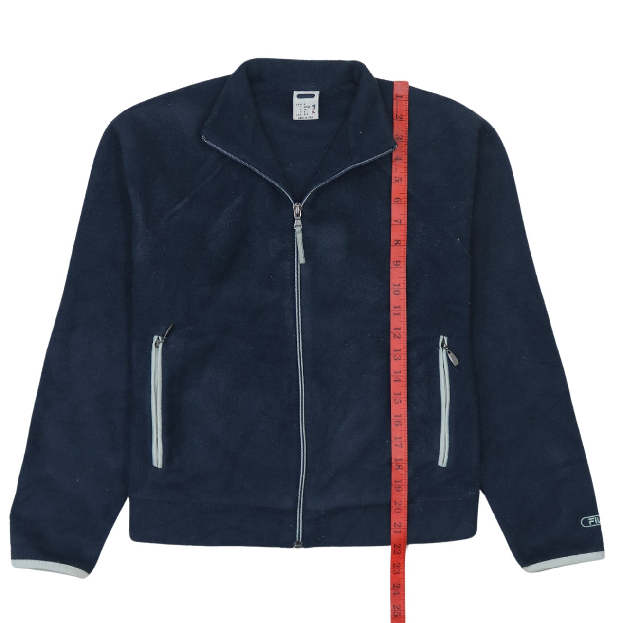 Fila Women's Blue Fleece Full Zip Jacket Size S