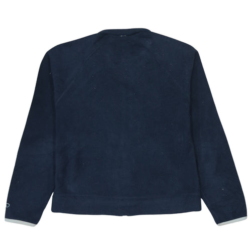 Fila Women's Blue Fleece Full Zip Jacket Size S