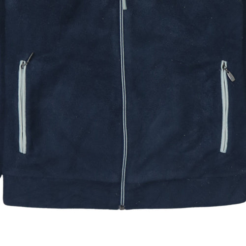 Fila Women's Blue Fleece Full Zip Jacket Size S