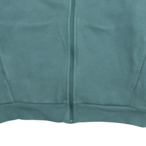 Puma Men's Green Full Zip Hoodie Size M Sports Style
