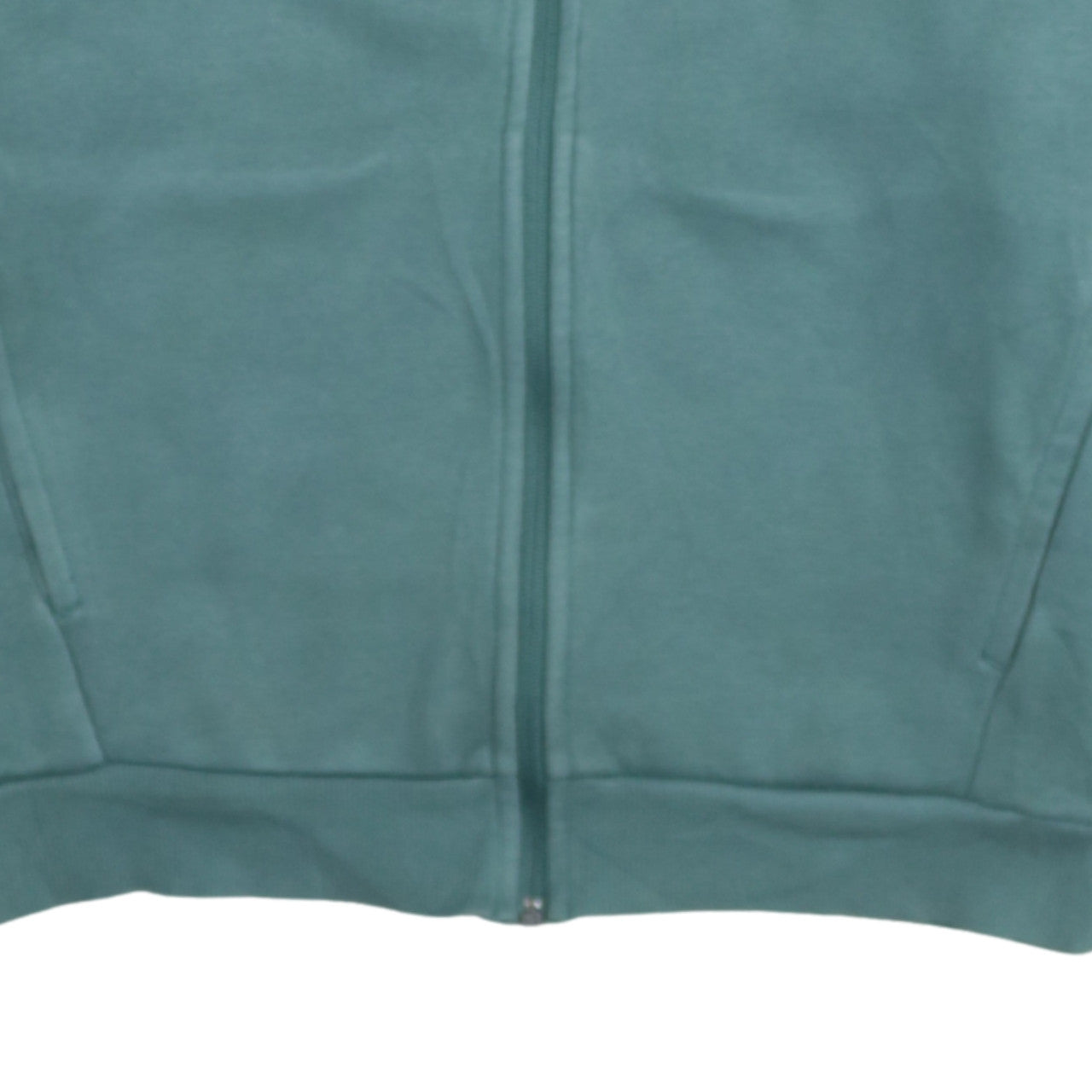 Puma Men's Green Full Zip Hoodie Size M Sports Style