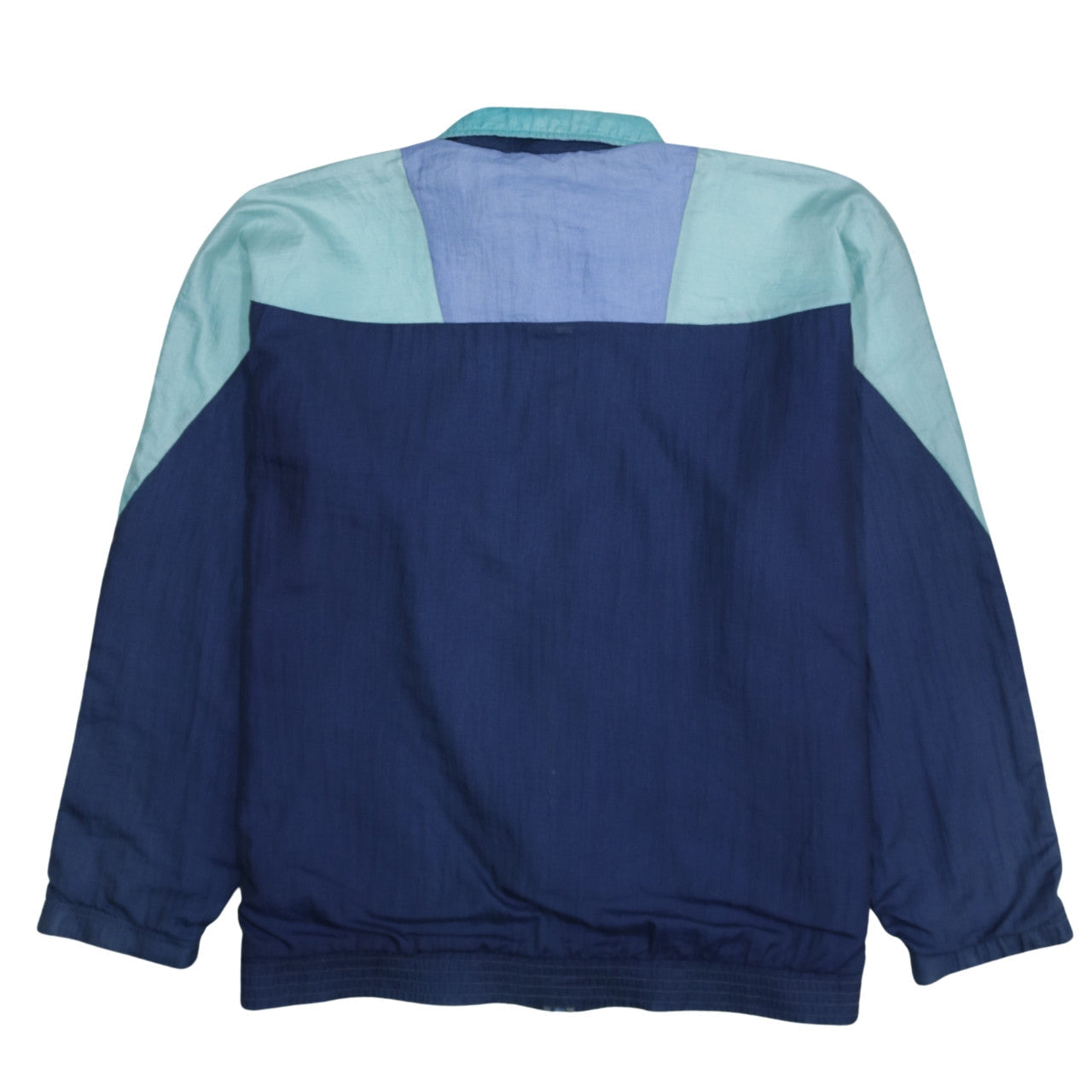 Sergio Tacchini Men's Blue Colourblock Track Jacket Size M