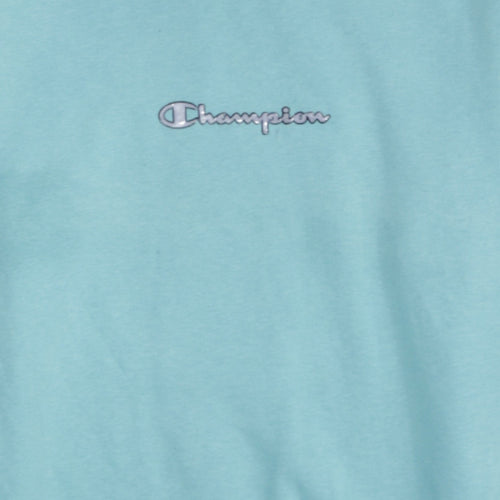 Champion Women's Blue Small Pullover Crew Neck Sweatshirt