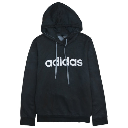 Adidas Womens Black M 12-14 Pullover Hoodie Sweatshirt