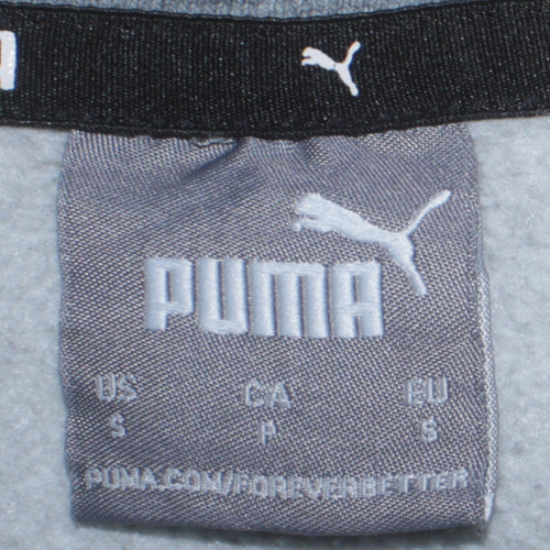 Puma Men's Grey Crew Neck Pullover Sweatshirt Size S
