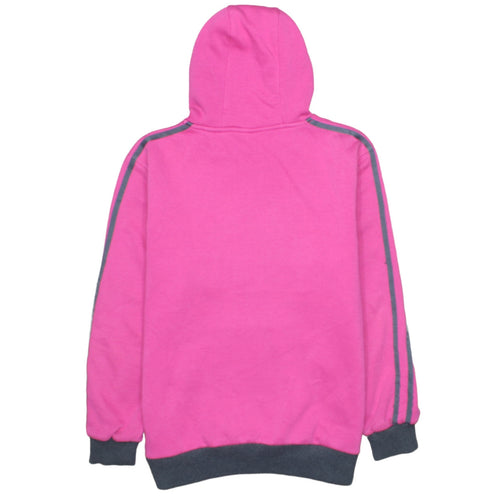 Lonsdale Women Pink Pullover Hoodie Size 14 Logo Sportswear