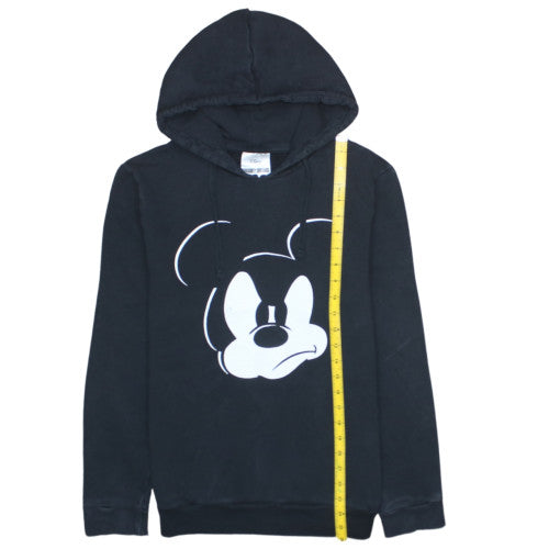 Disney Womens Black XS Pullover Hoodie Mickey Graphic Sweatshirt