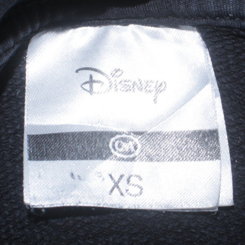 Disney Womens Black XS Pullover Hoodie Mickey Graphic Sweatshirt