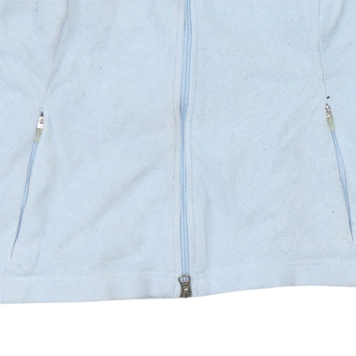 Nike Women's Blue Therma-Fit Fleece Hoodie Jacket Size 10