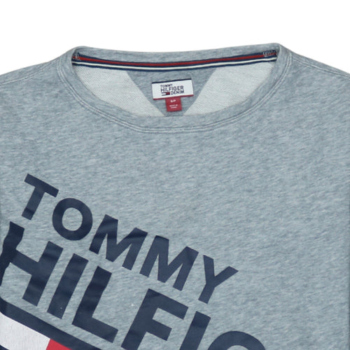 Tommy Hilfiger Denim Women's Grey Pullover Sweatshirt Size S