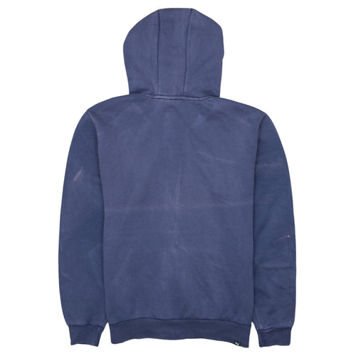 Puma Mens Blue Full Zip Hoodie Small Regular Fit Logo Sweatshirt