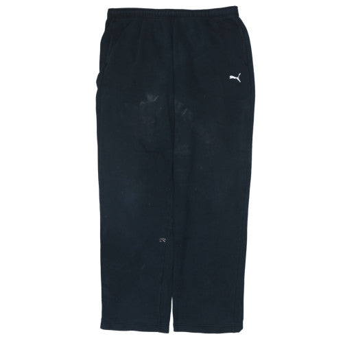 Puma Men's Black XL Sweatpants Regular Fit Casual Trousers