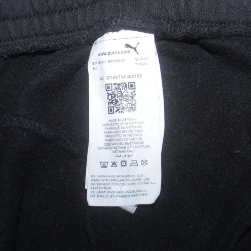 Puma Men's Black Cargo Jogger Trousers L Regular Fit