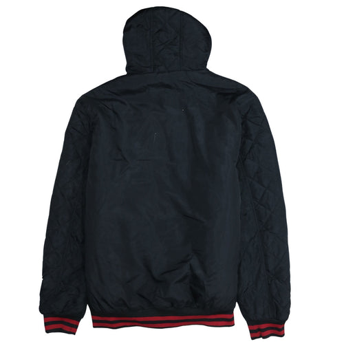 Blue Gear Men's Black 3XL Bomber Jacket Hooded Full Zip Polyester