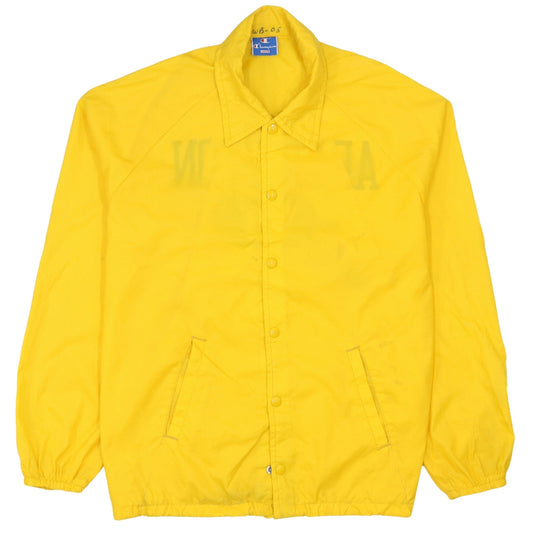 Champion Men’s Yellow Windbreaker Jacket L Vintage Arlington Sports
